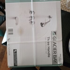 Glacier Bay Chrome Three-Handle Tub and Shower Set - Chrome